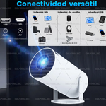 Proyector Portátil Hy300 4K Ultra HD 1080P Wifi 12000 Lúmenes Smart TV Color Blanco 127V Profesional