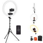 🔆 Neewer RP18B Pro – Aro de Luz Profesional 18" con Trípode, Control Remoto y APP Bluetooth