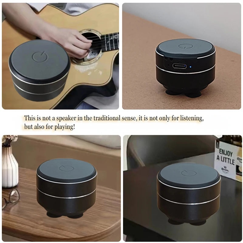 🔊 Mini Altavoz de Conducción Ósea con Ventosa – Sonido Portátil desde Cualquier Superficie