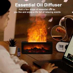 Humidificador de Aire con Aromaterapia y Luz LED con Control Remoto