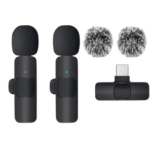 🎤Micrófono Inalámbrico BASIX Lavalier para iPhone y Android – Grabación Profesional sin Cables