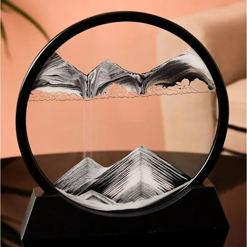 🌊 Cuadro de Arena Móvil 3D – Paisajes Marinos Hipnotizantes