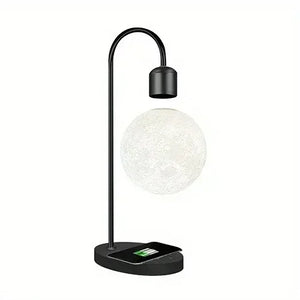 Lunar Levitation Lamp – Lámpara Lunar Flotante con Carga Inalámbrica