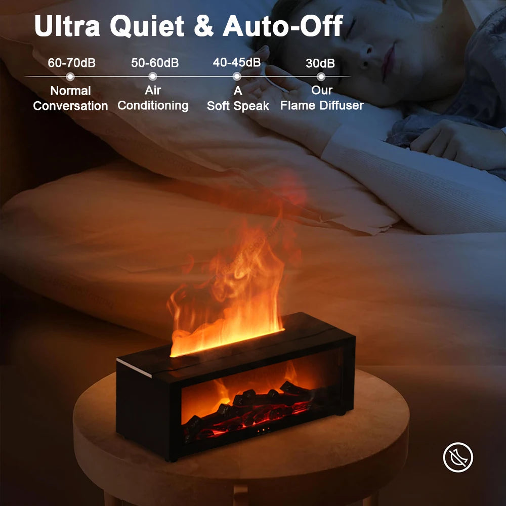 Humidificador de Aire con Aromaterapia y Luz LED con Control Remoto