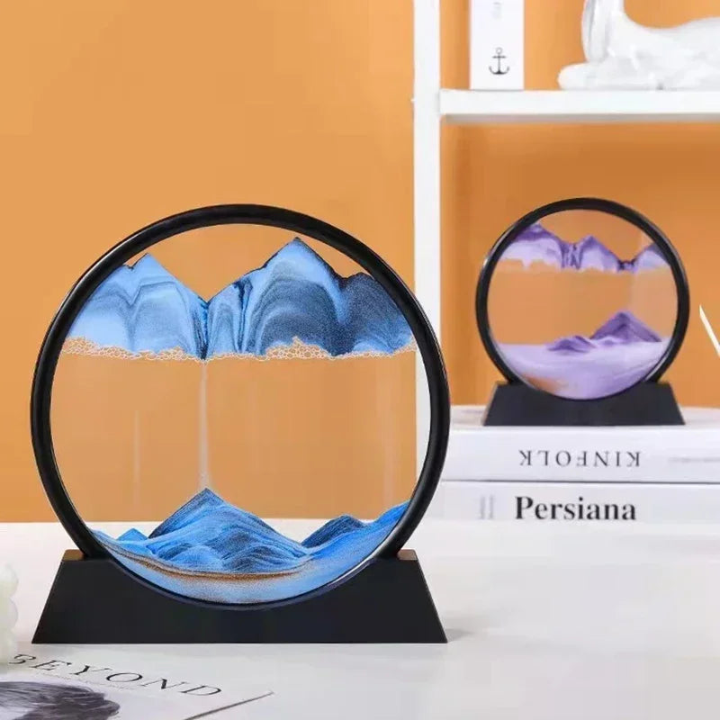 🌊 Cuadro de Arena Móvil 3D – Paisajes Marinos Hipnotizantes
