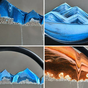 🌊 Cuadro de Arena Móvil 3D – Paisajes Marinos Hipnotizantes