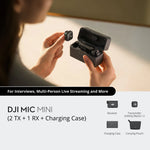 🎙️ DJI Mic Mini – Micrófono Inalámbrico Ultra Compacto y Profesional 48-Hour