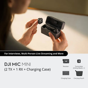 🎙️ DJI Mic Mini – Micrófono Inalámbrico Ultra Compacto y Profesional 48-Hour