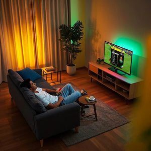 🎆 Iluminación LED para TV 3M a 10M – Control por App, Sincronización Musical y 16 Colores