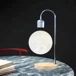 Lunar Levitation Lamp – Lámpara Lunar Flotante con Carga Inalámbrica