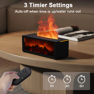 Humidificador de Aire con Aromaterapia y Luz LED con Control Remoto