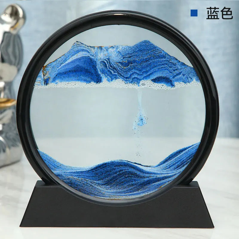 🌊 Cuadro de Arena Móvil 3D – Paisajes Marinos Hipnotizantes