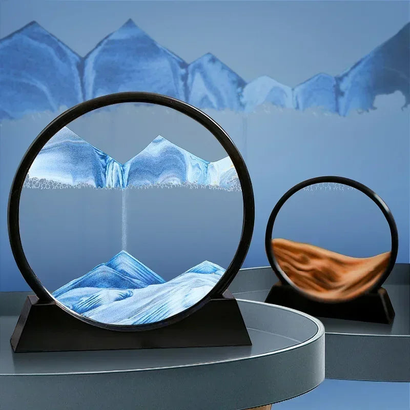 🌊 Cuadro de Arena Móvil 3D – Paisajes Marinos Hipnotizantes