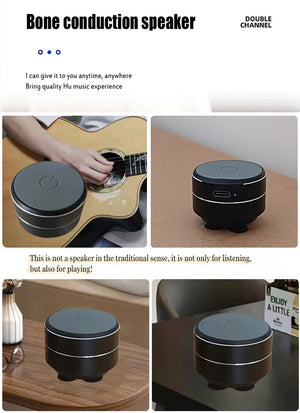 🔊 Mini Altavoz de Conducción Ósea con Ventosa – Sonido Portátil desde Cualquier Superficie