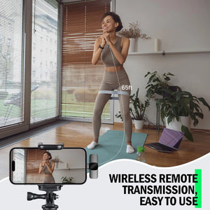🎤Micrófono Inalámbrico BASIX Lavalier para iPhone y Android – Grabación Profesional sin Cables