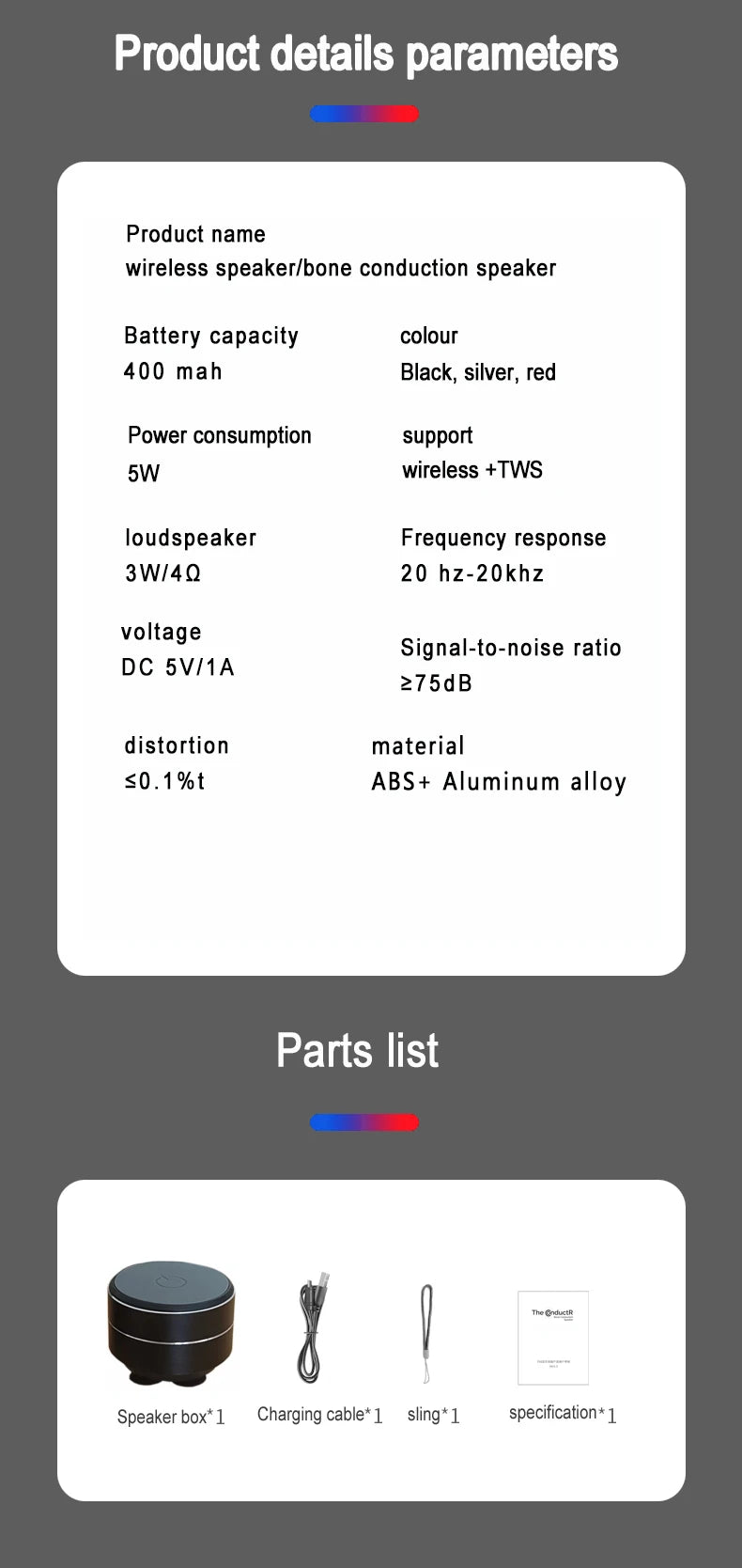 🔊 Mini Altavoz de Conducción Ósea con Ventosa – Sonido Portátil desde Cualquier Superficie