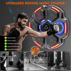 🥊 Máquina de Boxeo con Música y Luces – Entrena con Ritmo, Golpea con Estilo
