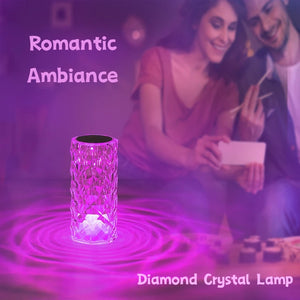 🌟 Lámpara de Cristal Diamante RGB – Toque Mágico de Luz para Tu Espacio