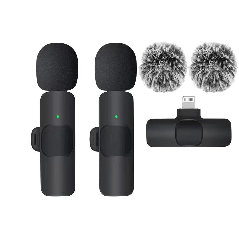 🎤Micrófono Inalámbrico BASIX Lavalier para iPhone y Android – Grabación Profesional sin Cables