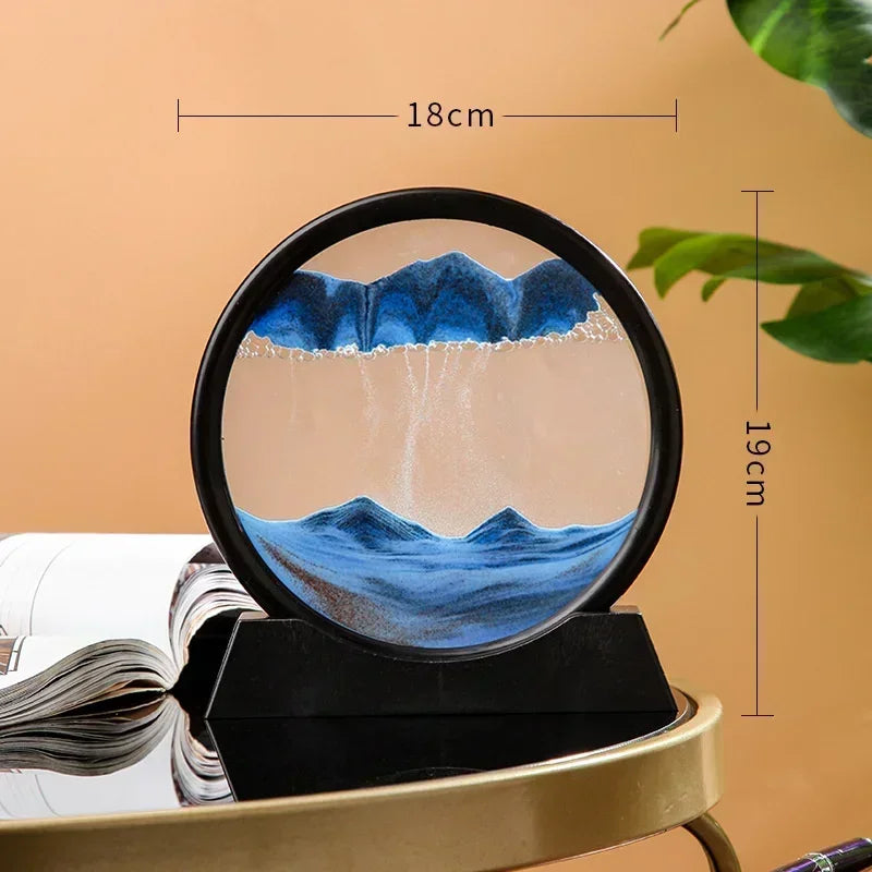 🌊 Cuadro de Arena Móvil 3D – Paisajes Marinos Hipnotizantes