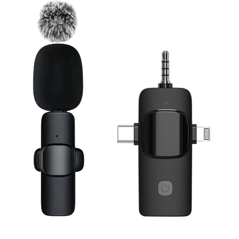 🎤Micrófono Inalámbrico BASIX Lavalier para iPhone y Android – Grabación Profesional sin Cables