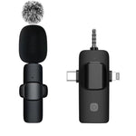 🎤Micrófono Inalámbrico BASIX Lavalier para iPhone y Android – Grabación Profesional sin Cables