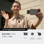 🎙️ DJI Mic Mini – Micrófono Inalámbrico Ultra Compacto y Profesional 48-Hour