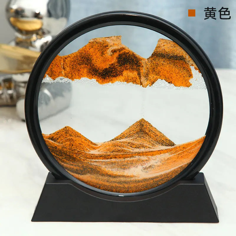 🌊 Cuadro de Arena Móvil 3D – Paisajes Marinos Hipnotizantes