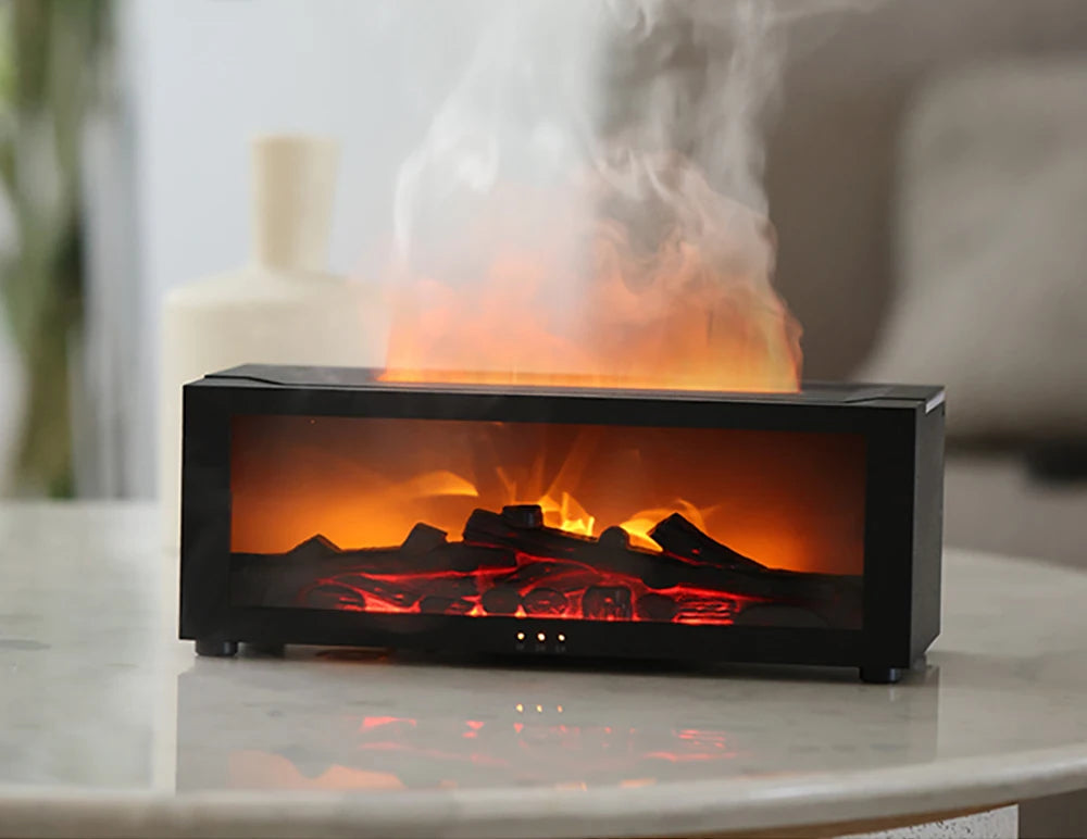 Humidificador de Aire con Aromaterapia y Luz LED con Control Remoto