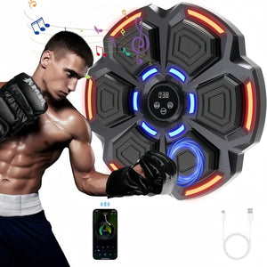 🥊 Máquina de Boxeo con Música y Luces – Entrena con Ritmo, Golpea con Estilo