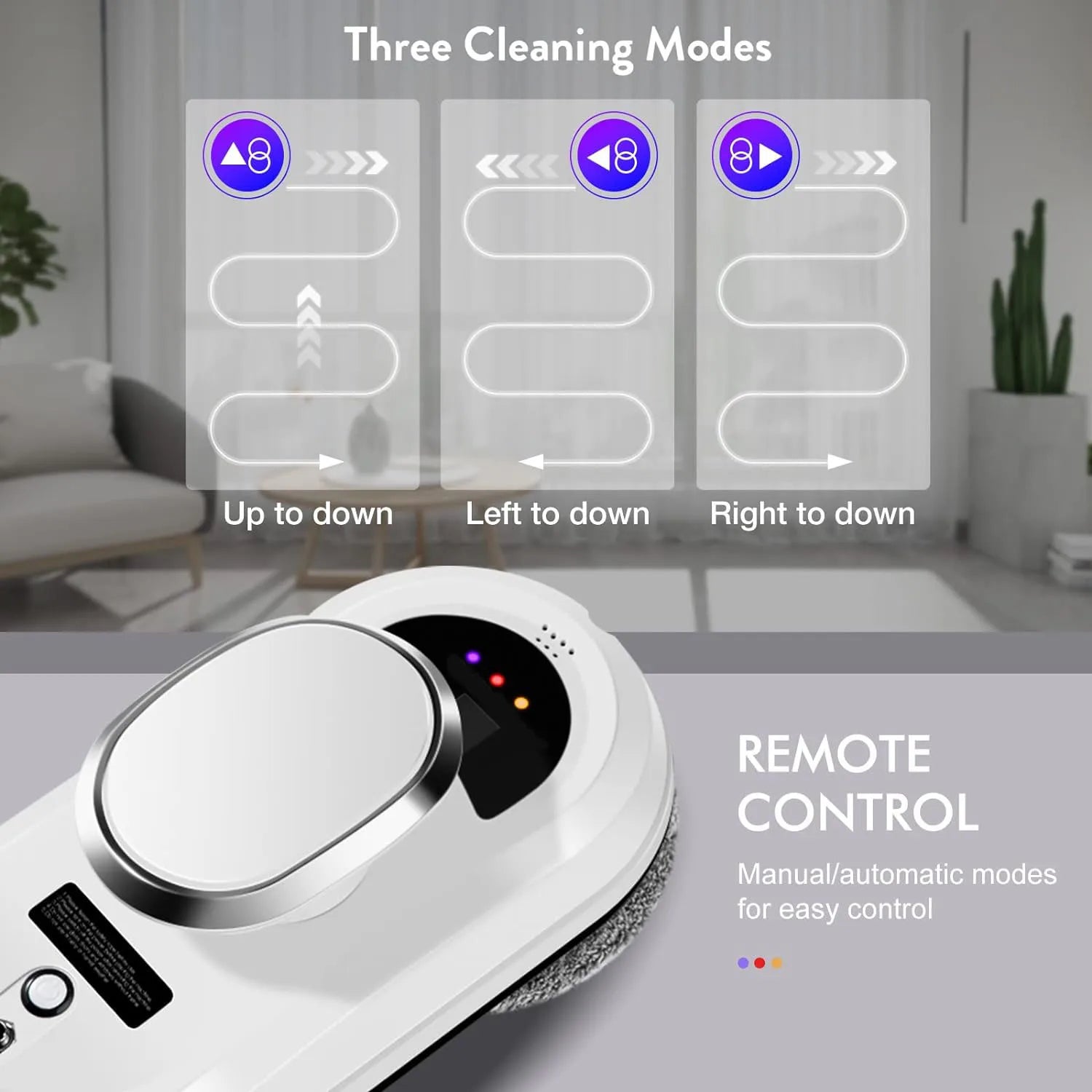 🪟 Robot Limpiavidrios Inteligente – Limpieza Segura, Rápida y Sin Esfuerzo