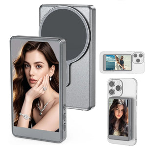 📸 Monitor Selfie Inalámbrico – Usa la Cámara Trasera de tu Celular para Grabaciones Pro