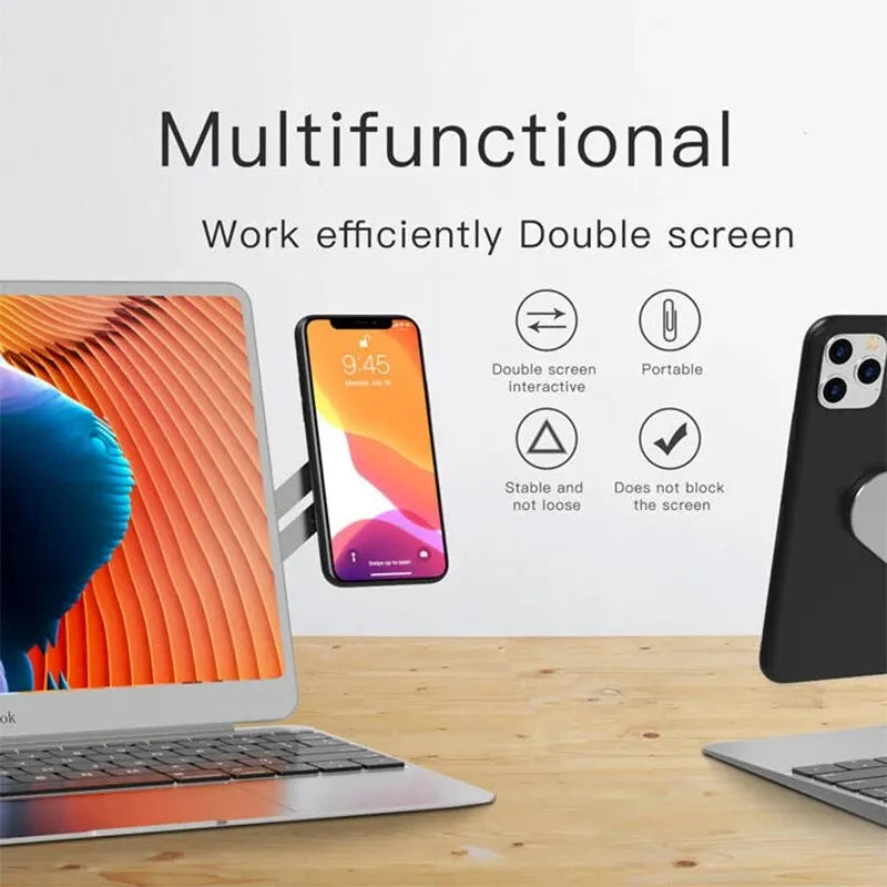 🧲 Soporte Magnético Portátil para Teléfono – Doble Pantalla al Instante
