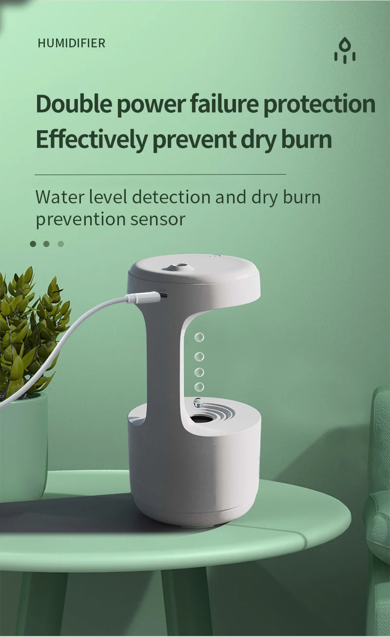 Humidificador de Aire Antigravedad 🌊