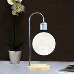 Lunar Levitation Lamp – Lámpara Lunar Flotante con Carga Inalámbrica