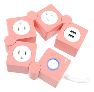 🟢 ¡Energía sin límites con estilo! | Regleta Flexible con USB y Protección Inteligente ⚡