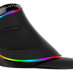 🖱️ Libera tu muñeca: Delux M618 Plus – Mouse Ergonómico Vertical Inalámbrico