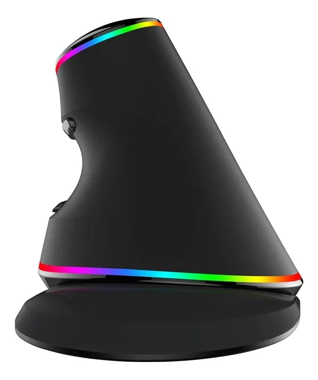 🖱️ Libera tu muñeca: Delux M618 Plus – Mouse Ergonómico Vertical Inalámbrico