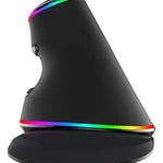 🖱️ Libera tu muñeca: Delux M618 Plus – Mouse Ergonómico Vertical Inalámbrico